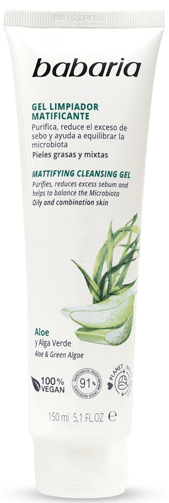 Babaria Gel limpiador matificante