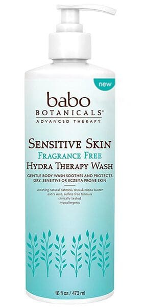 Babo Botanicals Sensitive Skin Fragrance Free Hydra Therapy Face & Body Wash