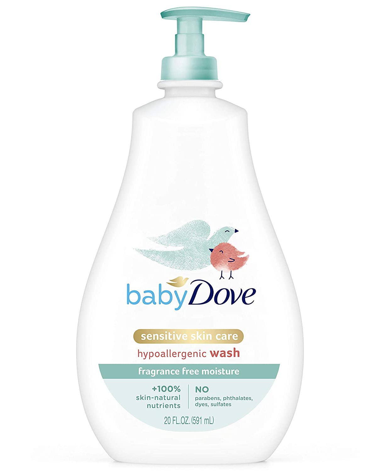 Baby Dove Sensitive Skin Care Hypoallergenic Wash