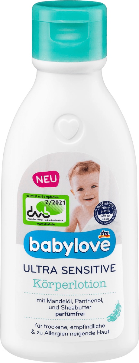 Babylove Ultra Sensitive Körperlotion