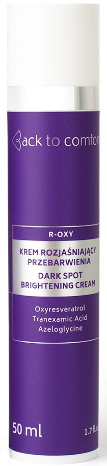 Back to Comfort Krem Rozjaśniający Przebarwienia Z Azeloglicyną I Oxyresveratrolem