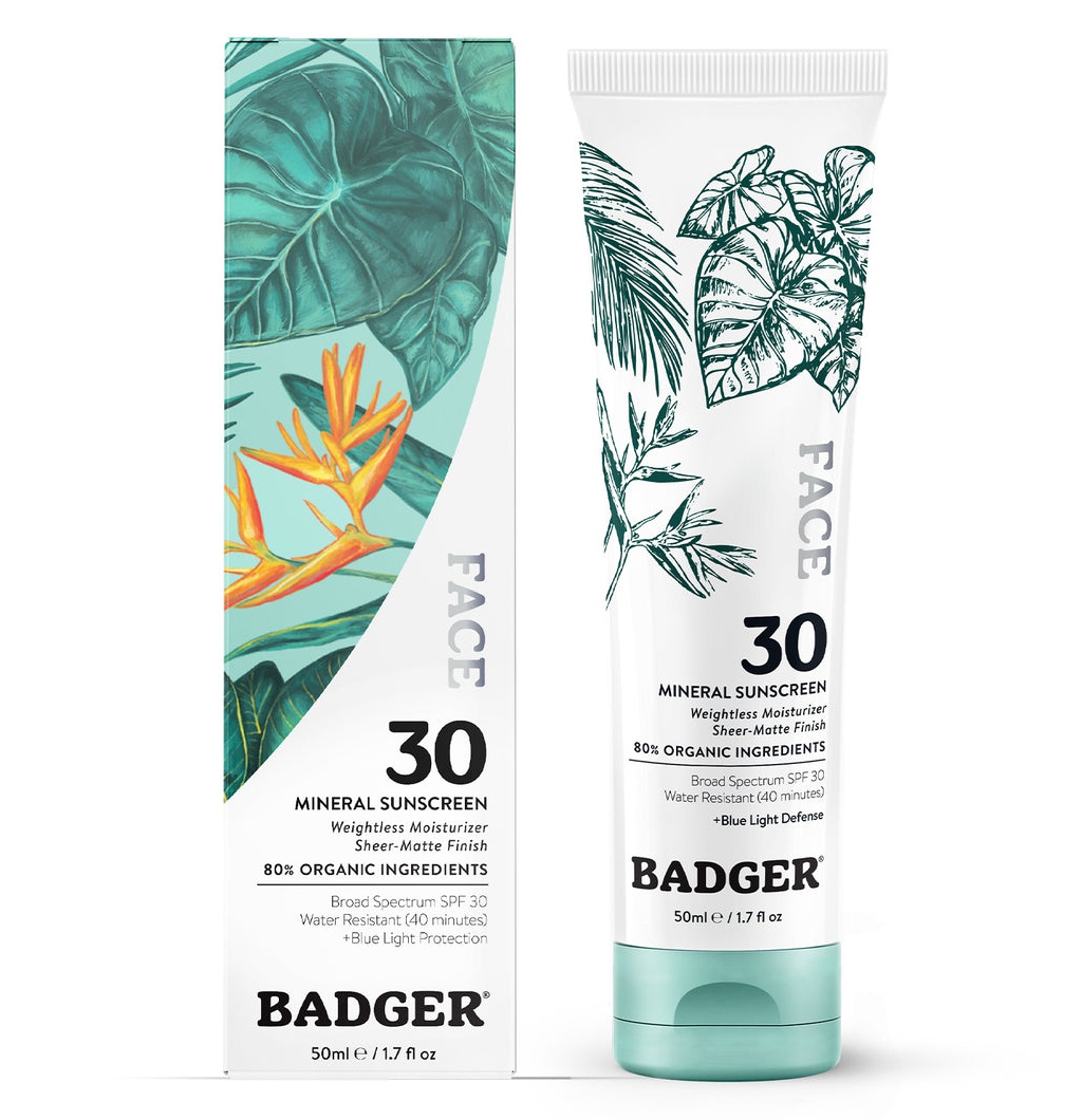 Badger Face Mineral Sunscreen - SPF 30