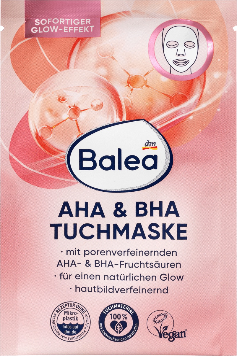 Balea DM AHA & BHA Tuchmaske