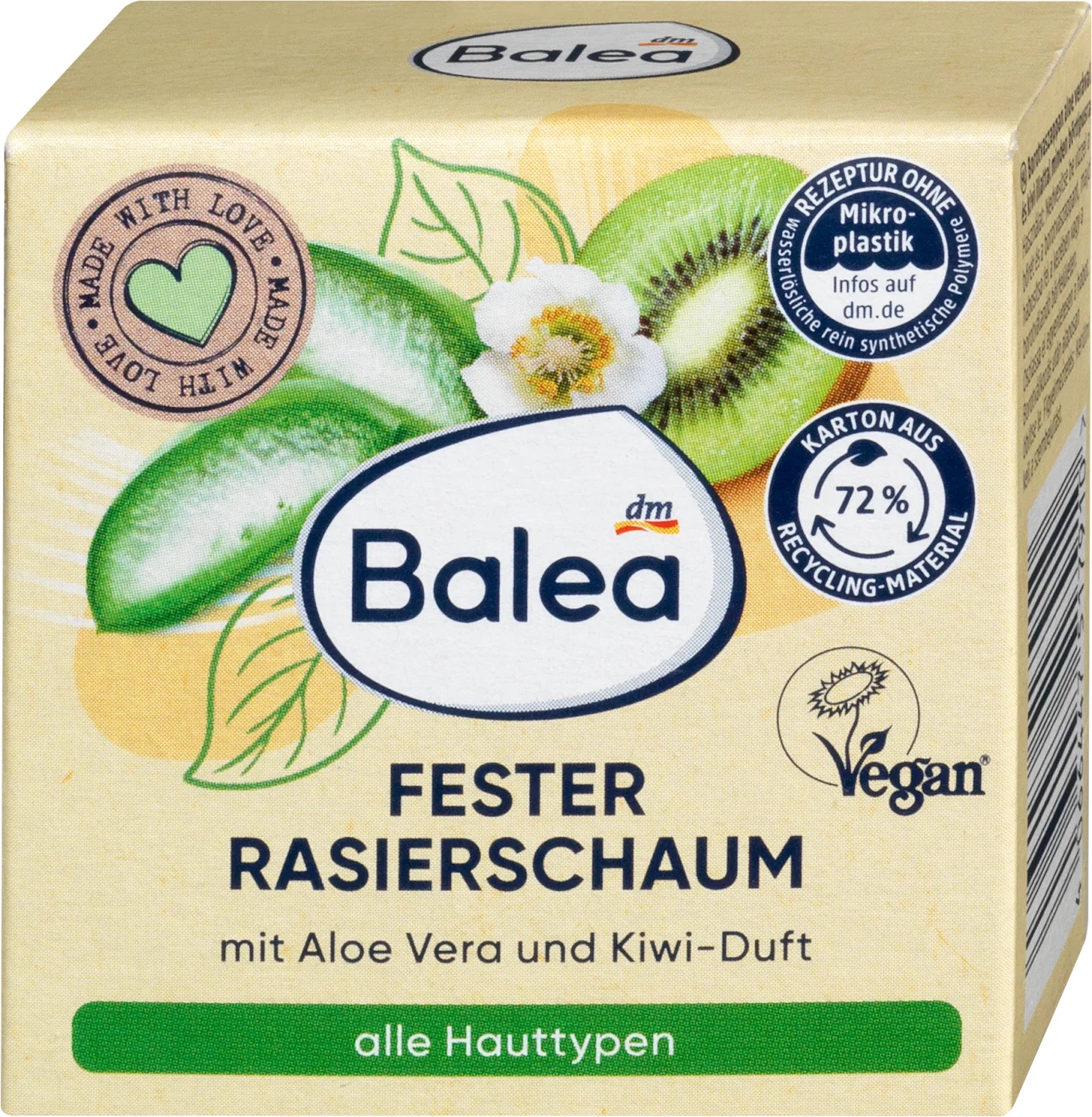 Balea Fester Rasierschaum Aloe Vera & Kiwi