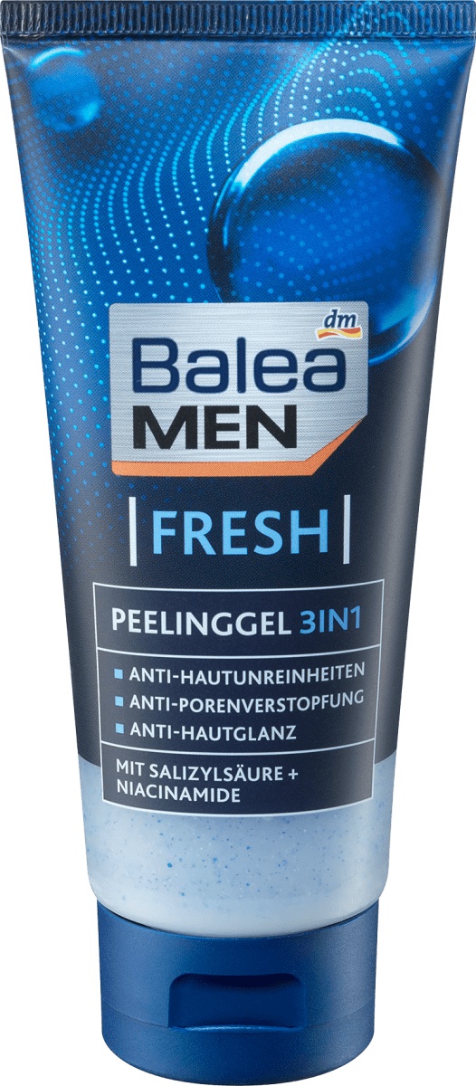 Balea MEN Fresh Peeling Gel 3in1