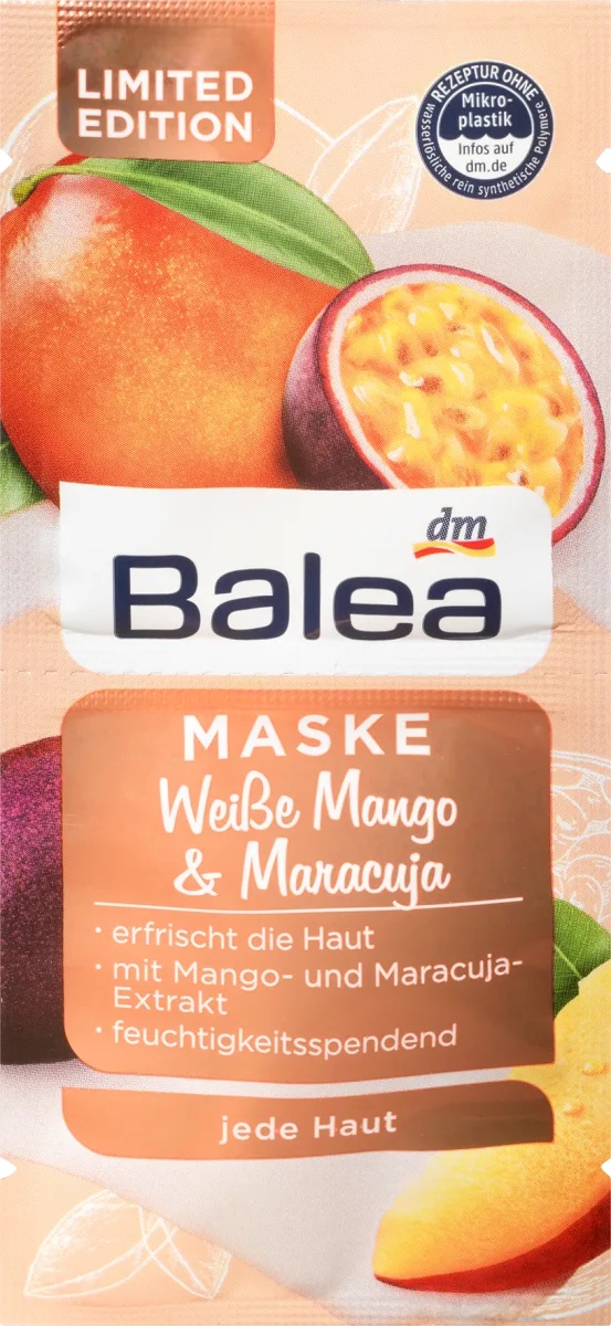 Balea Maske Weiße Mango & Maracuja