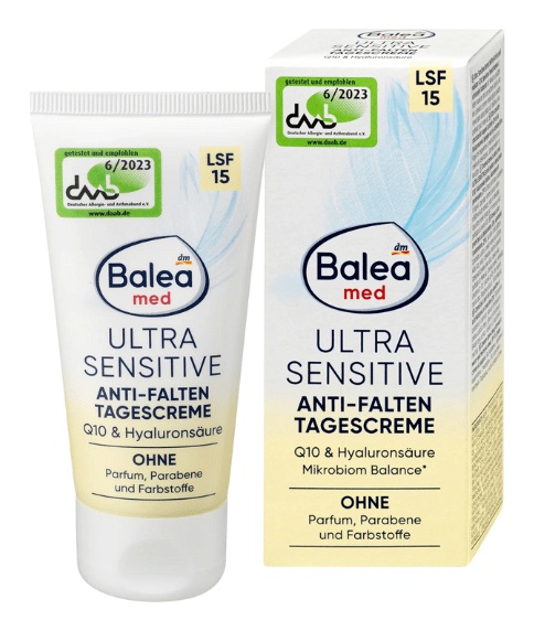 Balea Med Tagescreme Ultra Sensitive Q10 Lsf 15