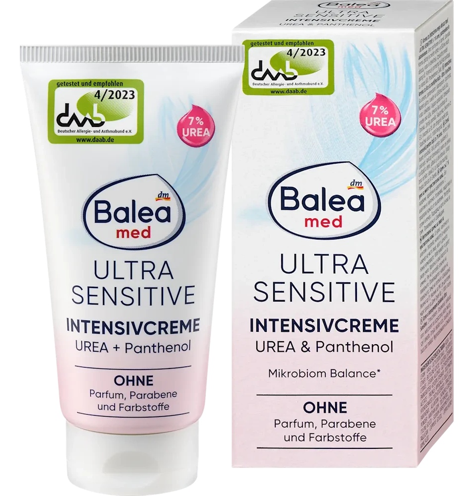 Balea Med Ultra Sensitive Intensivcreme Gesichtscreme Intensiv Urea + Panthenol