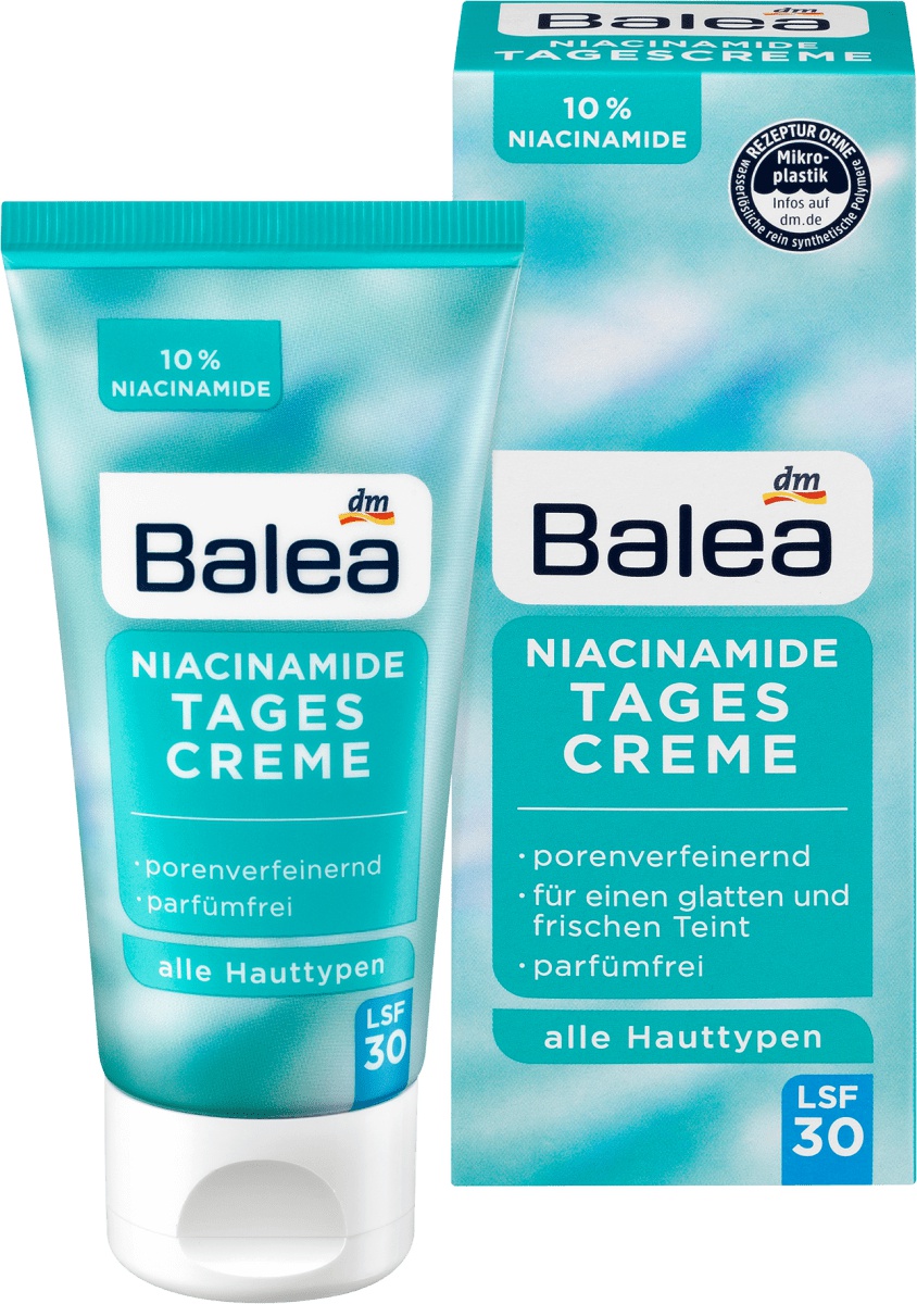 Balea Niacinamide Tagescreme Lsf 30