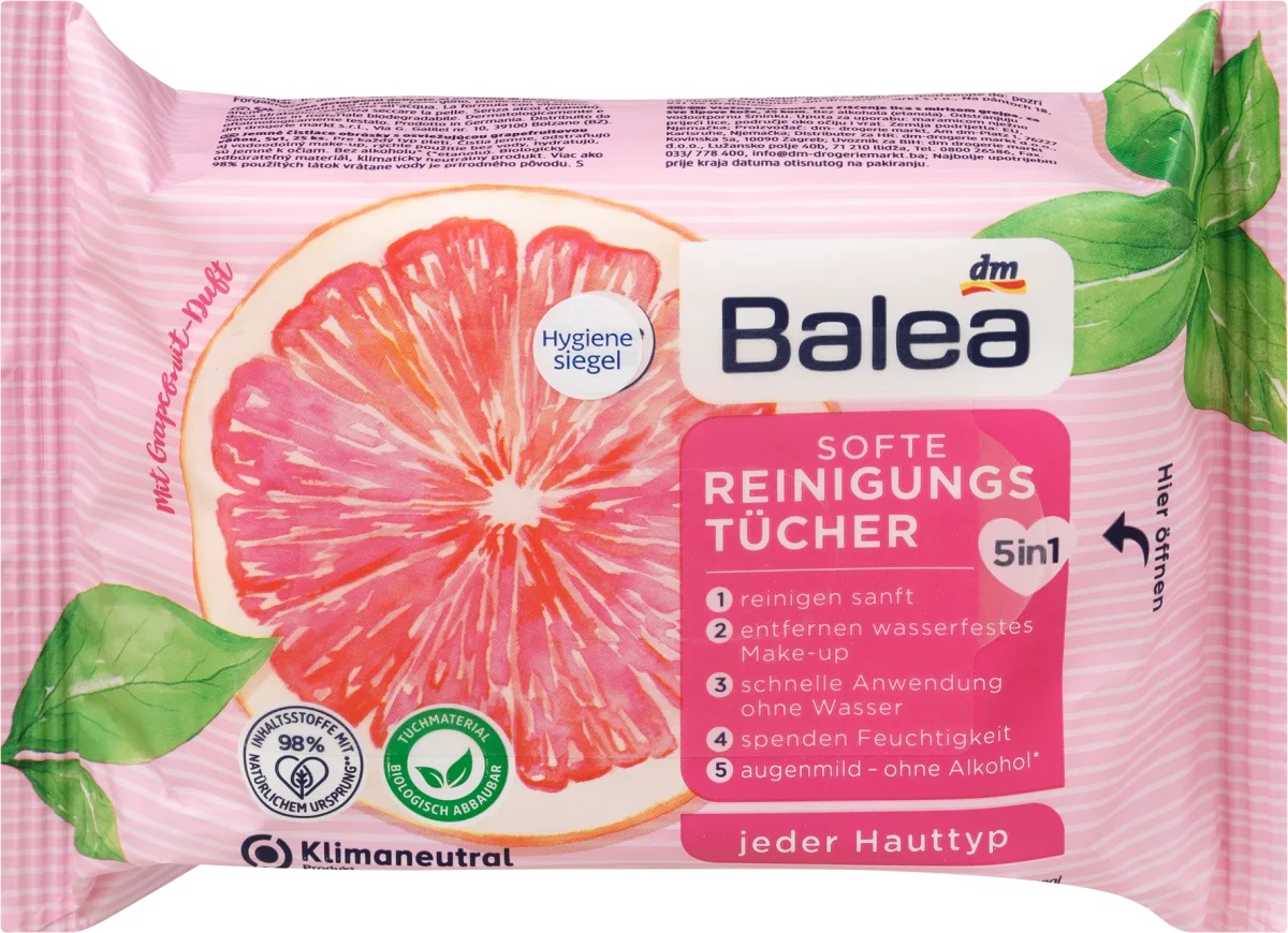 Balea Softe Reinigungs Tücher