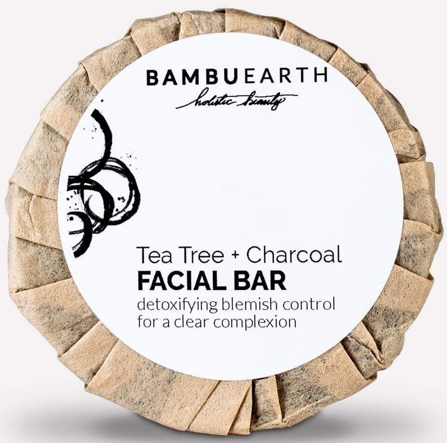 Bambu Earth Tea Tree + Charcoal Facial Bar