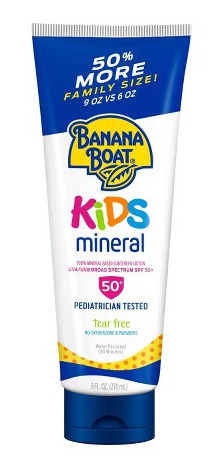 Banana Boat Baby Tear Free Sunscreen Lotion Spf 50+ Pa++++