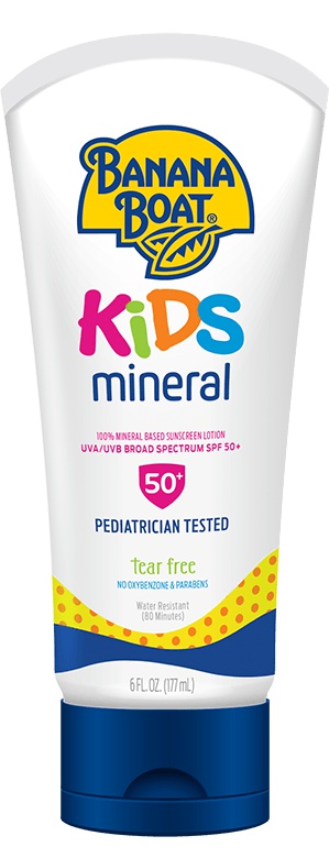 Banana Boat Kids Mineral Sunscreen Lotion - Spf 50+