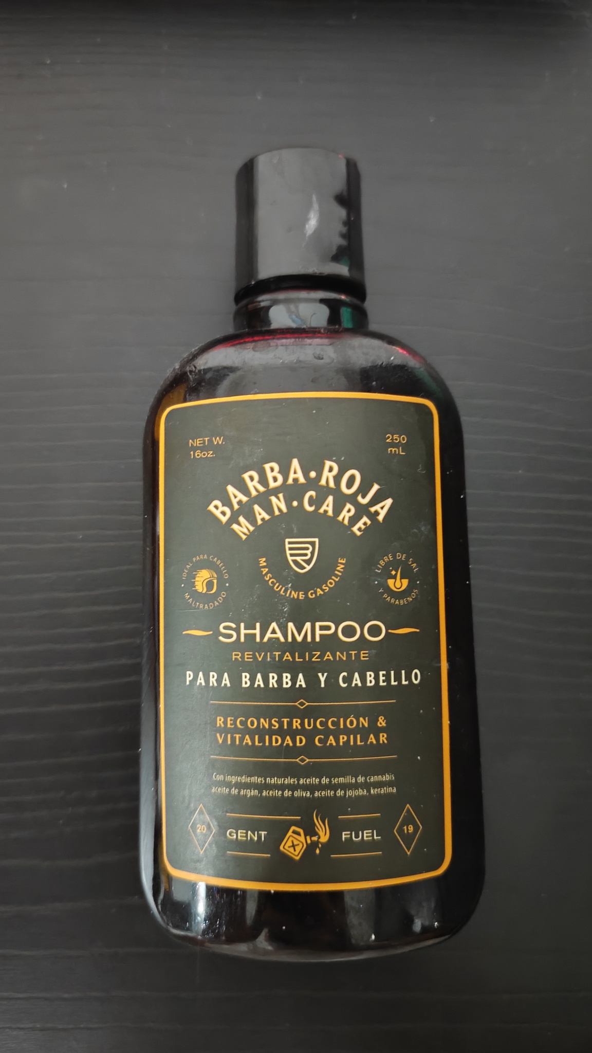 Barba Roja Man Care Shampoo Revitalizante Para Barba Y Cabello