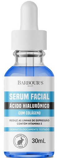 Barbour’s Beauty Serum Facial Ácido Hialurônico Com Colágeno