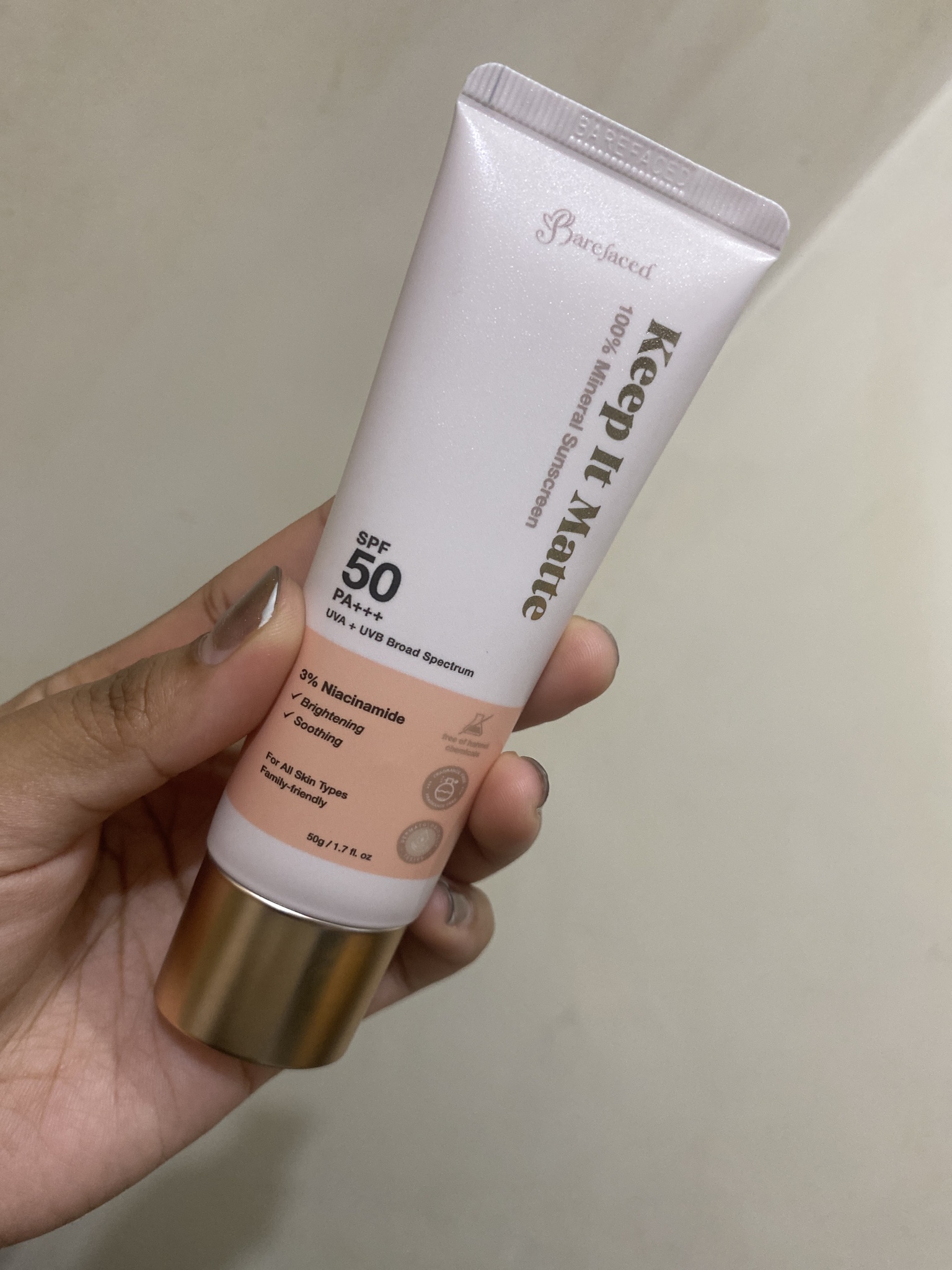 Barefaced Keep It Matte 100% Mineral Sunscreen