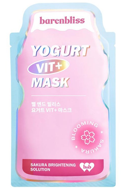 Barenbliss Yogurt Vit+ Mask Sakura Brightening Solution