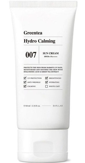 Barulab Green Tea Hydro Calming Sun Cream SPF 50+ PA++++