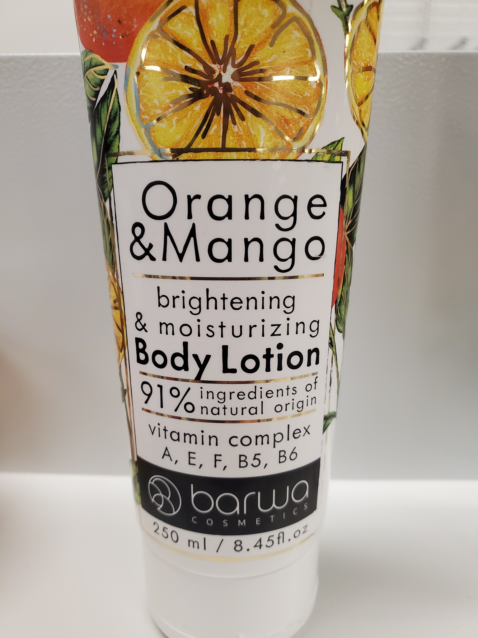 Barwa Cosmetics Orange & Mango Brightening And Moisturizing Body Lotion