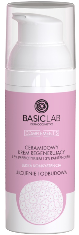 Basiclab Ceramidowy Krem Regenerujący Z 5% Prebiotykiem I 3% pantenolem