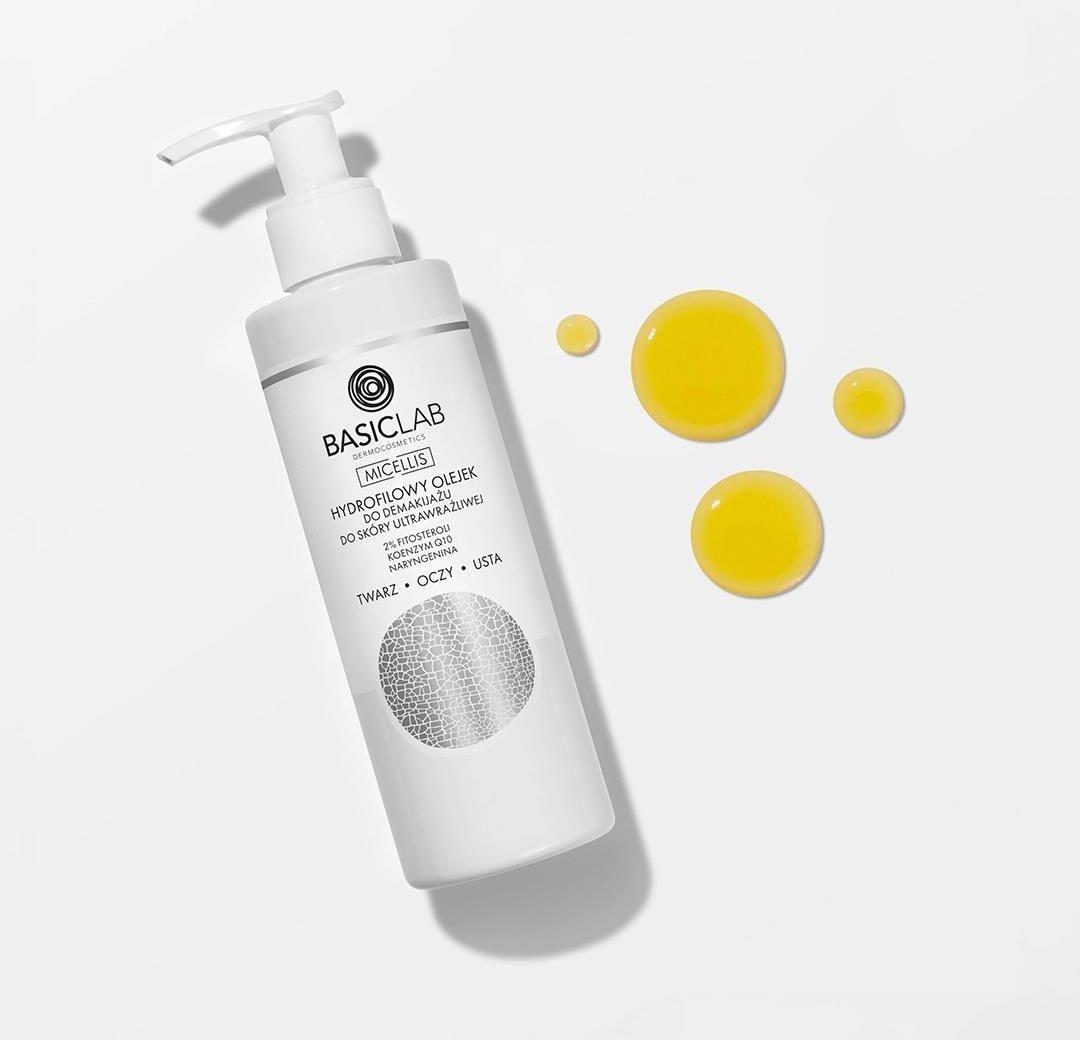 Basiclab Micellis Hydrofilowy Olejek Do Demakijażu Do Skóry Ultrawrażliwej (Hydrophilic Cleansing Oil For Ultra-sensitive Skin)