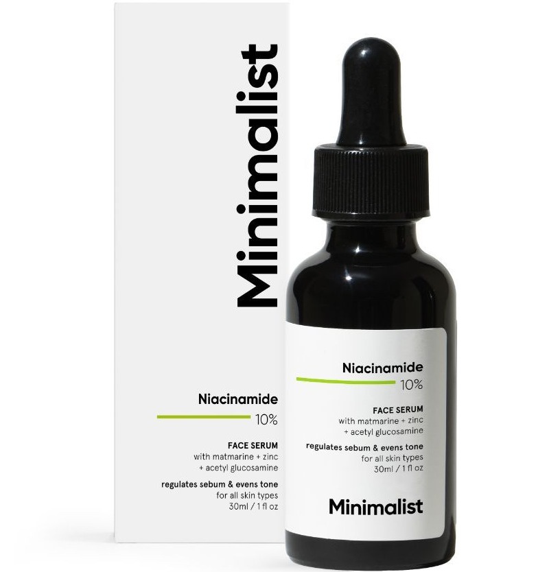 Be Minimalist Niacinamide 10% Matmarine + Zinc + Acetyl Glucosamine
