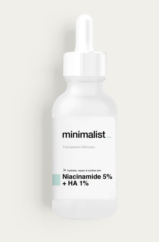 Be Minimalist Niacinamide 5% + Hyaluronic Acid 1%