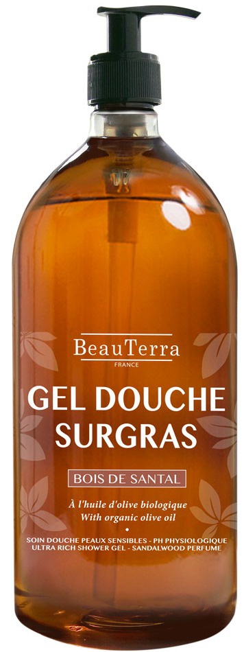 Beauterra Gel Douche Surgras Bois De Santal