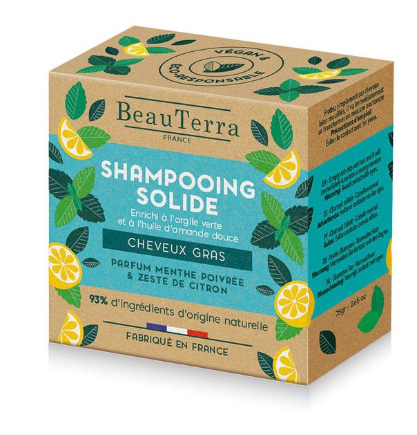 Beauterra Solid Shampoo For Oily Hair