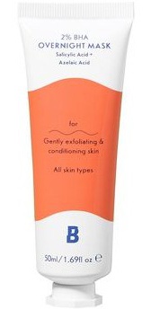 Beauty Bay 2% BHA Overnight Mask With Salicylic Acid And Azelaic Acid