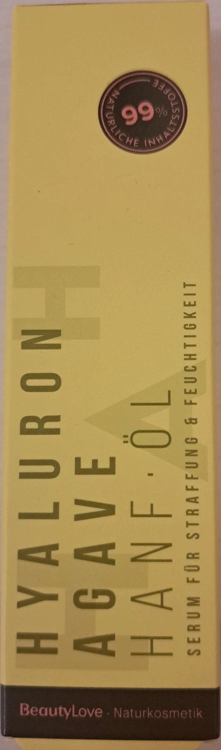 Beautylove Hyaluron Agave Hemp Oil Serum