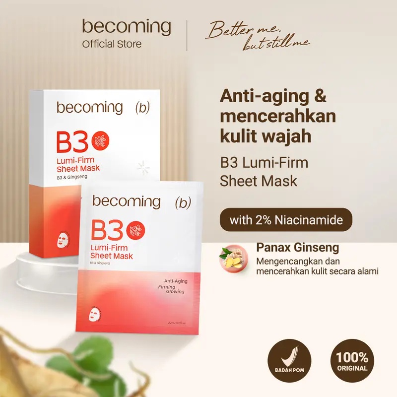 Becoming B3 Lumi-firm Sheet Mask