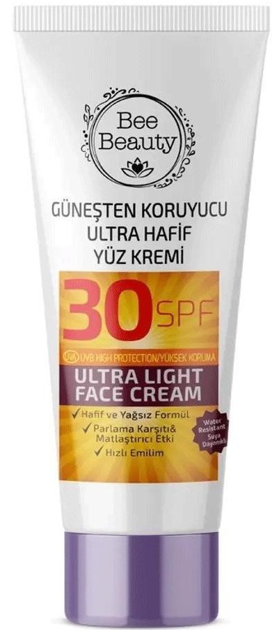 Bee Beauty Güneşten Koruyucu Ultra Hafif Yüz Kremi