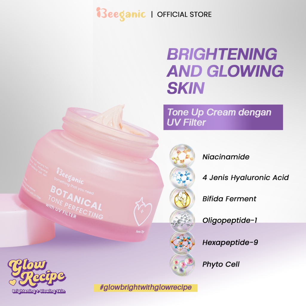 Beeganic Botanical Tone Perfecting UV Filter Day Cream