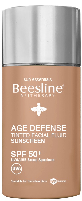 Beesline Age Defense Tinted Facial Fluid Sunscreen