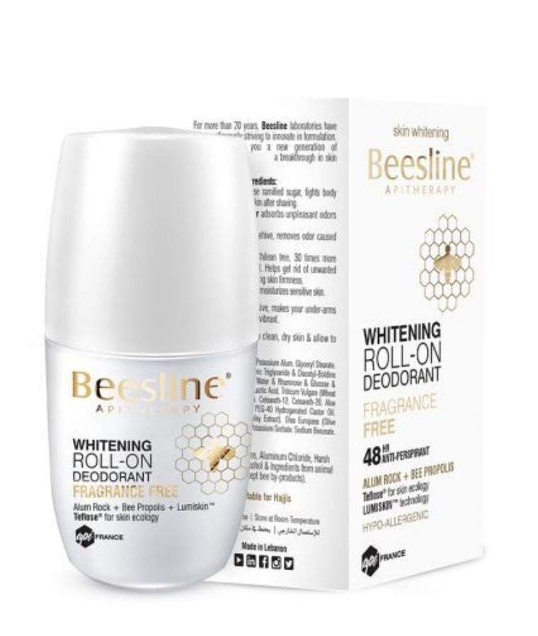Beesline Whitening Roll-On Deodorant Fragrance-Free