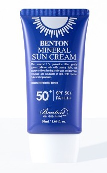 Benton Mineral Sun Cream Spf50+/Pa++++