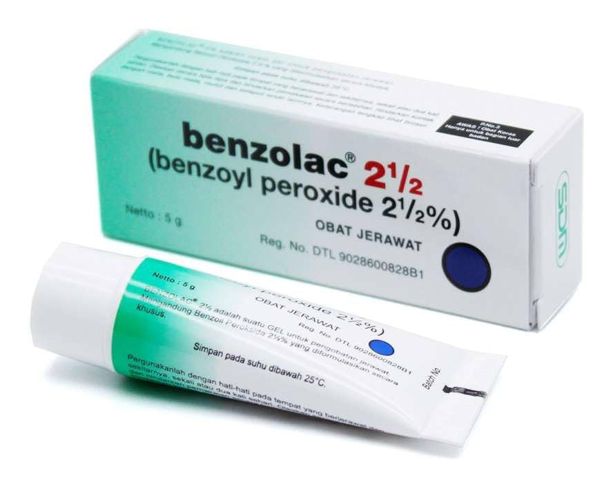 Benzoyl Peroxide Benzolac 2,5%