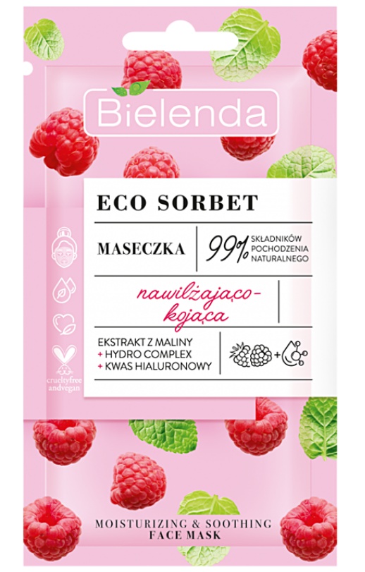 Bielenda Eco Sorbet Raspberry Face Mask