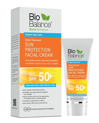 Bio Balance. Alpaya Dermceuticals Bio Balance Sun Protection Facial Cream Spf 50+