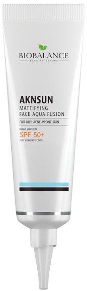 BioBalance Aknsun Mattifying Face Aqua Fusion Sunscreen SPF 50+