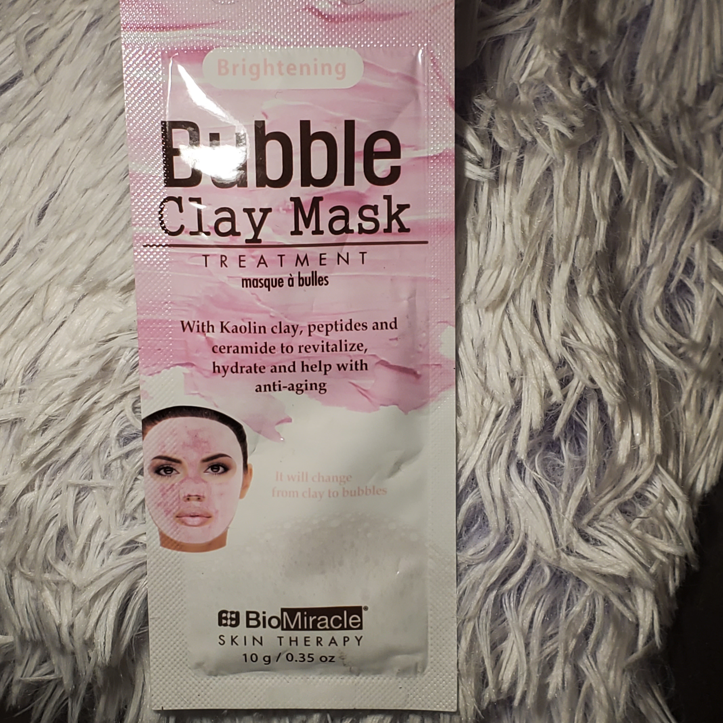 BioMiracle Skin Therapy Brightening Bubble Clay Mask Treatment
