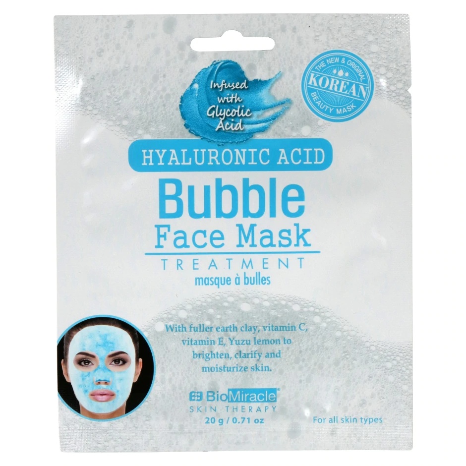 BioMiracle Skin Therapy Hyaluronic Acid Bubble Face Mask Treatment