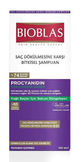 Bioblas Herbal Shampoo For Hair Loss - Procyanidin