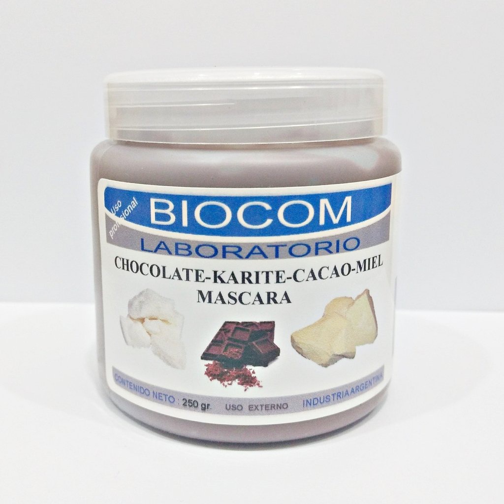 Biocom Mascara De Chocolate, Karite, Cacao, Miel