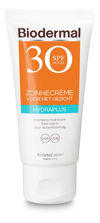 Biodermal Hydraplus Zonnecrème Gezicht Spf 30