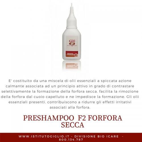 BioiCare Preshampoo Forfora Secca, Trattamento Antiforfora 1, Linea F2