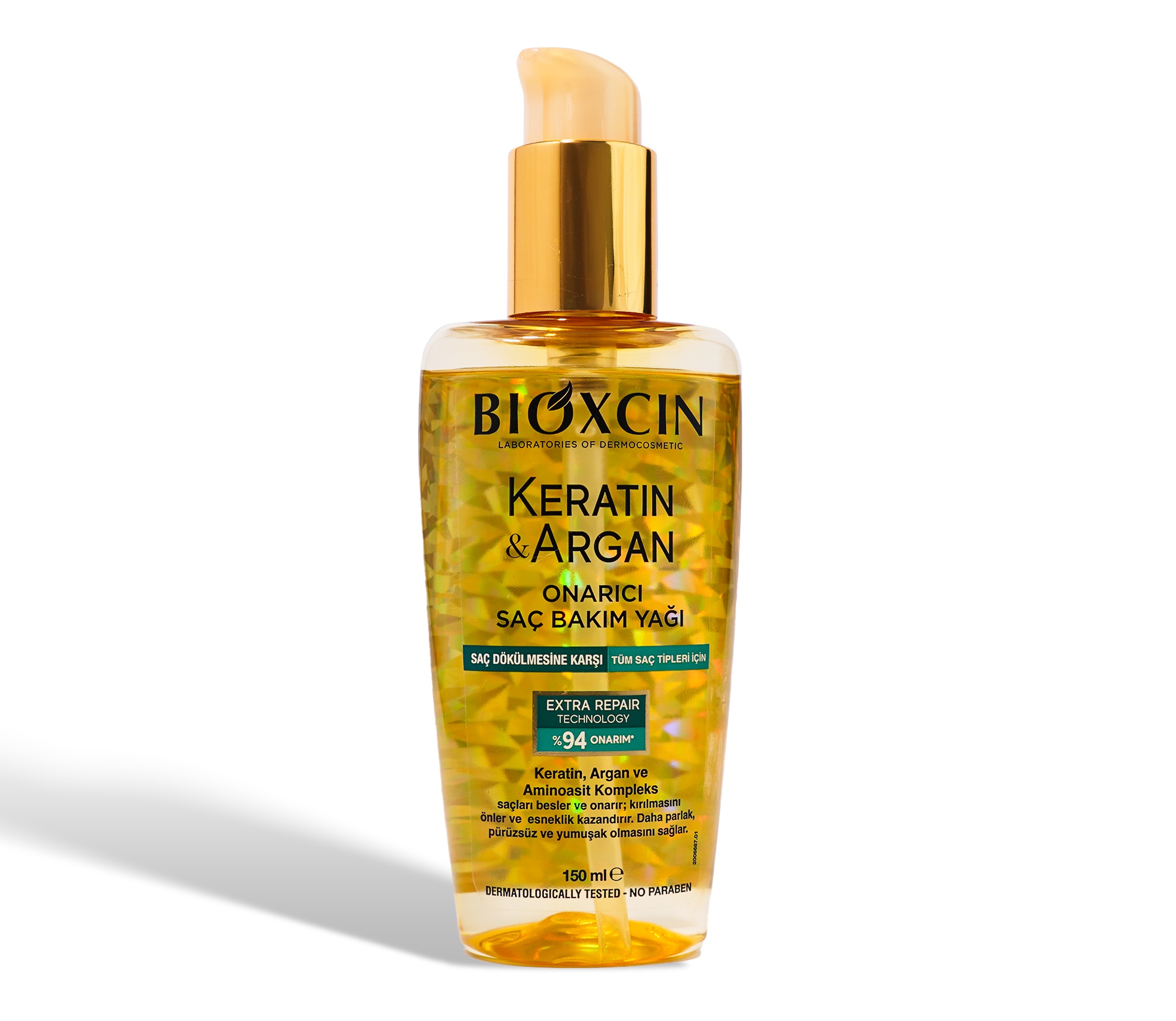 Bioxcin Keratin & Argan Repairing Hair Oil