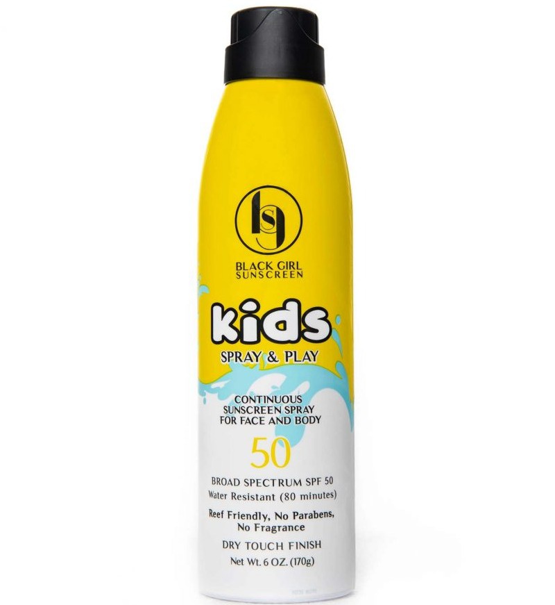 Black Girl Sunscreen Kids Spray & Play SPF 50 Sunscreen