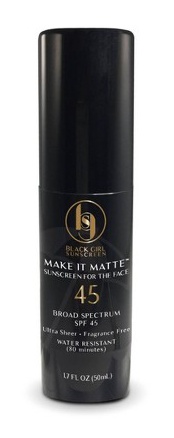 Black Girl Sunscreen Make It Matte